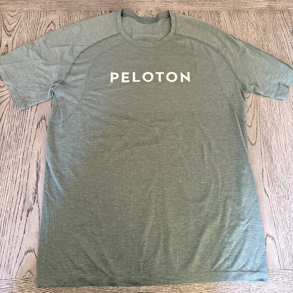 Lululemon x Peloton Metal Vent Tech Short Sleeve Shirt (XL) Green - Picture 1 of 3